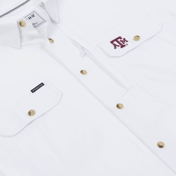 The Reveille Original Short Sleeve - White A&M Logo