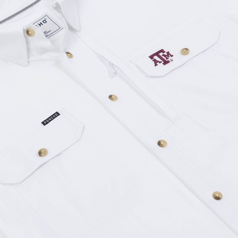 The Reveille Original Short Sleeve - White A&M Logo