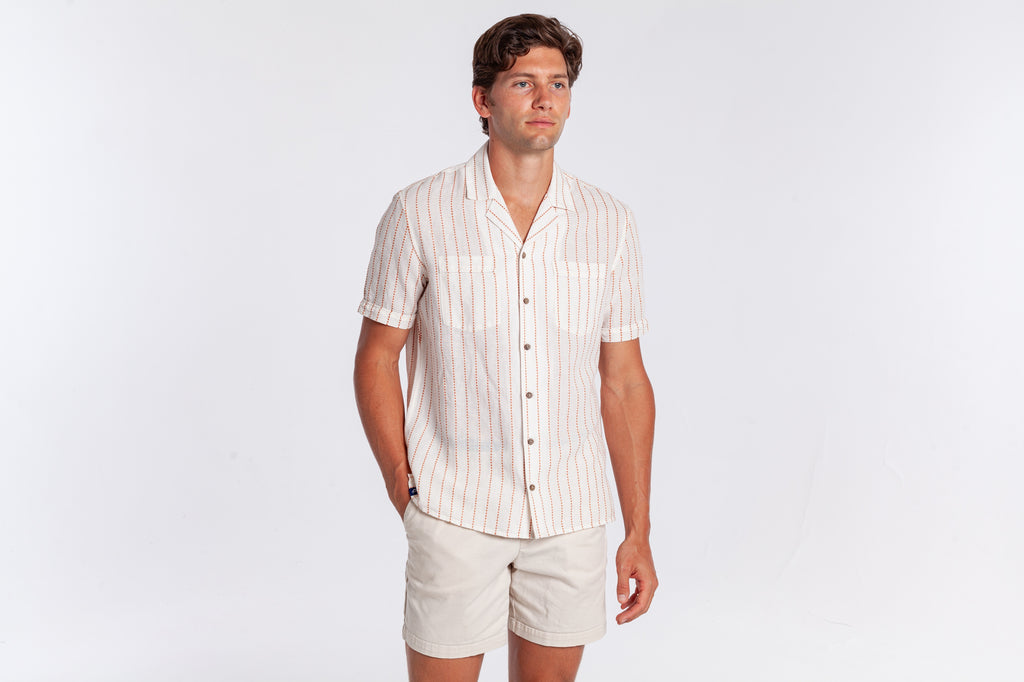 Desi Shirt - Chambray Dobby Natural