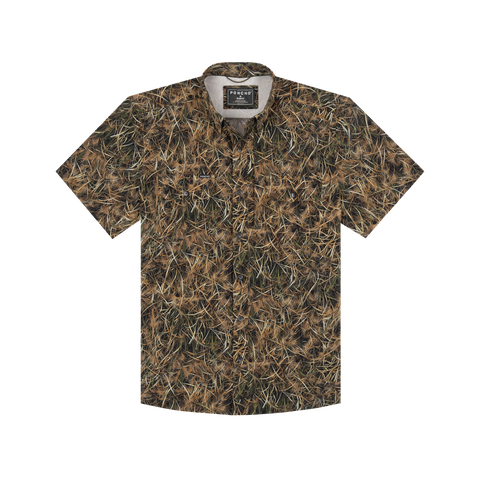 The Layout Blind Original Tuff-Thread Short Sleeve - Reedline Camo