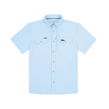 The Grove Original Short Sleeve - Light Blue Ole Miss Logo
