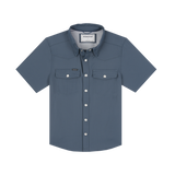 Youth Sardine Western Short Sleeve - Slate Blue