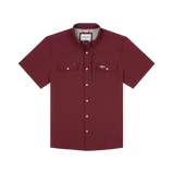 The Aggie Western Short Sleeve - Maroon A&M Logo
