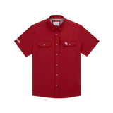 The Boomer Original Short Sleeve - Red OU Embroidery