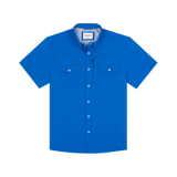 The Grandstand Western Short Sleeve - Lapis Blue