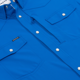 The Grandstand Western Short Sleeve - Lapis Blue