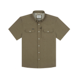 The Sonora Western Short Sleeve - Brown Sentinal Print