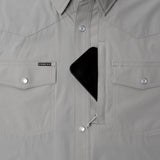 The Wildcatter Western Tuff-Thread Short Sleeve - Grey