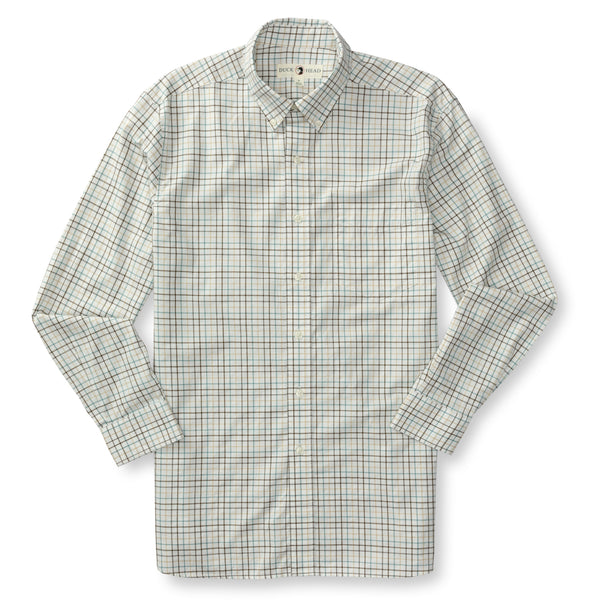 Joyner Plaid Cotton Twill Sport Shirt - Midnight Olive