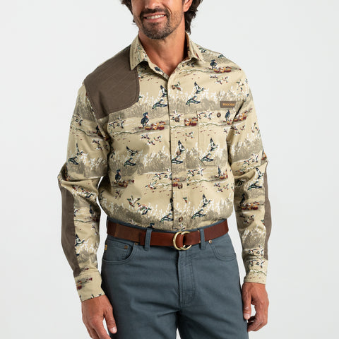 Woodland Shooting Shirt - Khaki