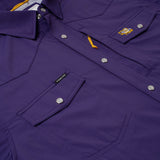 The Mike Western Short Sleeve - Purple LSU Logo