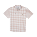The Truck Norris Original Short Sleeve - Maroon Aqua White Plaid