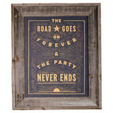 The Road Goes on Forever Print