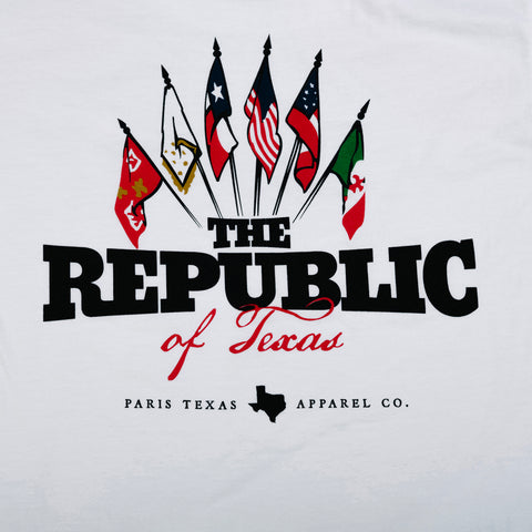 Youth The Republic of Texas T-Shirt - White