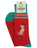 Santa's Helper Socks - Red