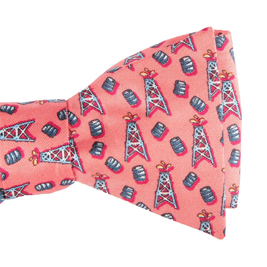 Spindletop Bow Tie - Coral