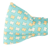 Texas States Bow Tie - Aqua