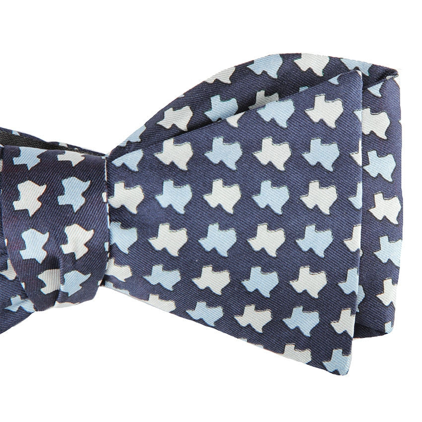 Texas States Bow Tie - Navy