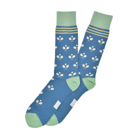 Anyone For Tennis Socks - Blue