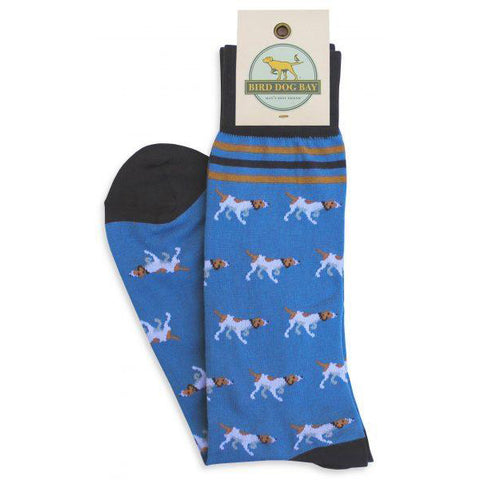 Pointer Parade Socks - Blue