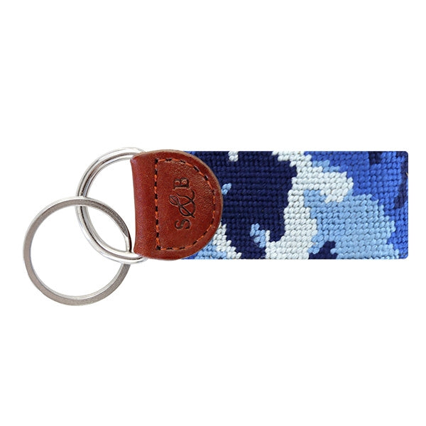 Blue_Camo_Needlepoint_Key_Fob