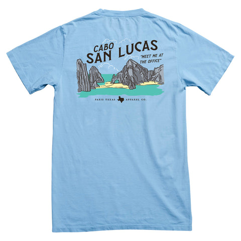 Cabo San Lucas Pocket T-Shirt - Chambray