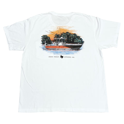 Paris Texas Apparel Co Come and Take It Pocket T-Shirt - Brick | Size: XL | Paris Texas Apparel