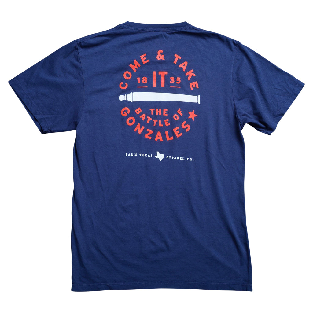 Come and Take It Pocket T-Shirt - Navy