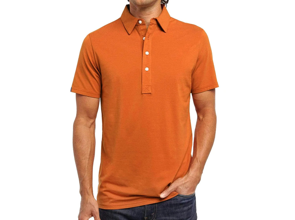 Range Polo Performance Shirt - Burnt Orange