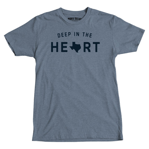 Deep in the Heart T-Shirt - Indigo