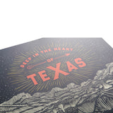 Deep in the Heart of Texas Wall Art Print