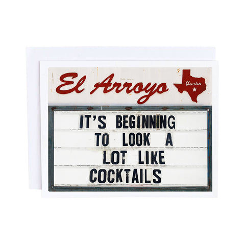 El Arroyo Card - Cocktails