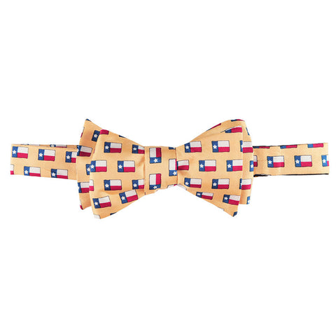 Lone Star Flag Bow Tie - Yellow
