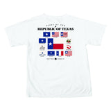 Flags_of_the_Republic_Pocket_T-Shirt_White