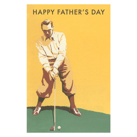 Happy Father's Day, Teeing Off Card