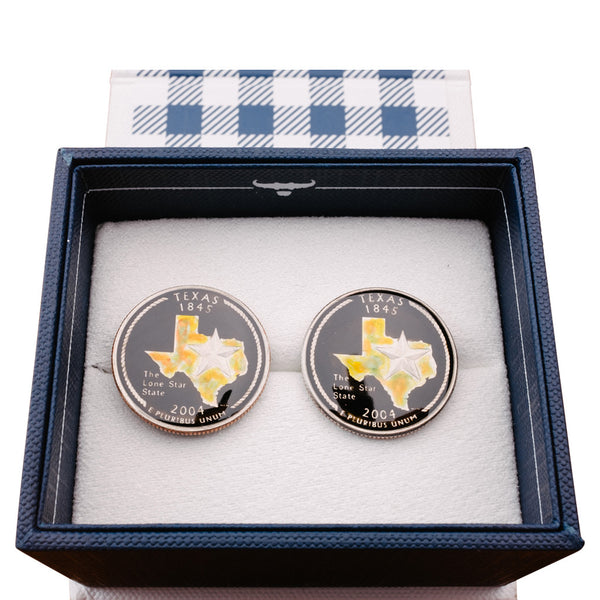 Cufflinks Indiana Coin Men United States Coin Collector 