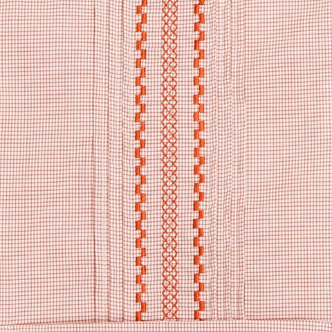 Smathers and Branson University of Tennessee Checkered Needlepoint Belt in Orange and White Orange / 38 (Fits Size 36 Pants)