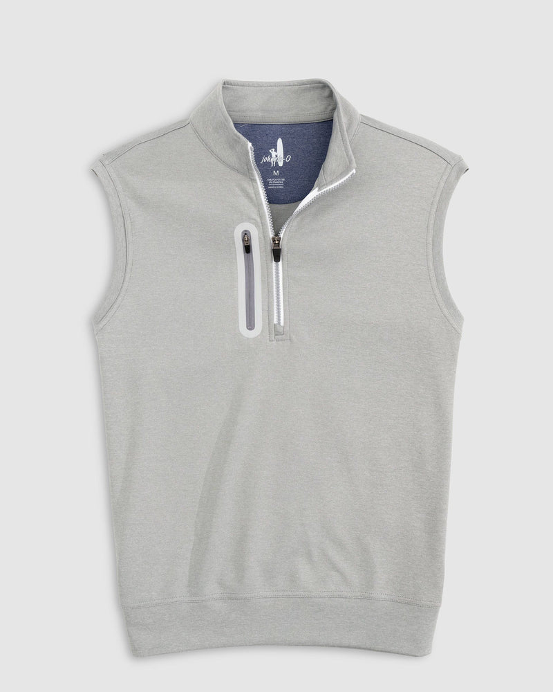 Denny 1/4 Zip Vest - Steel