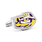LSU Tiger's Eye Cufflinks