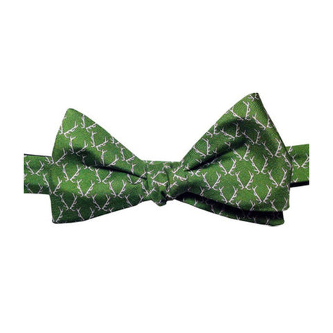 Lone Star Flag Bow Tie - Green