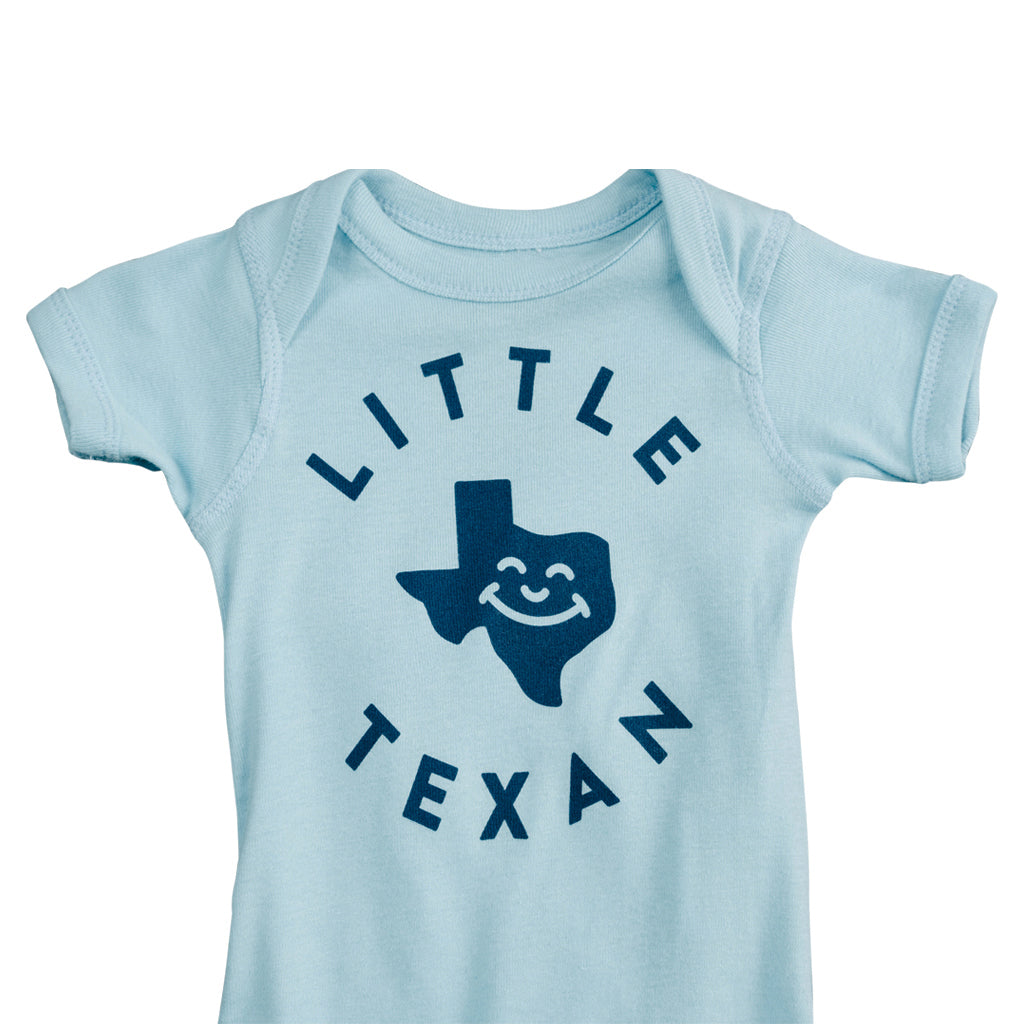 Little Texan Onesie - Light Blue – Paris Texas Apparel Co