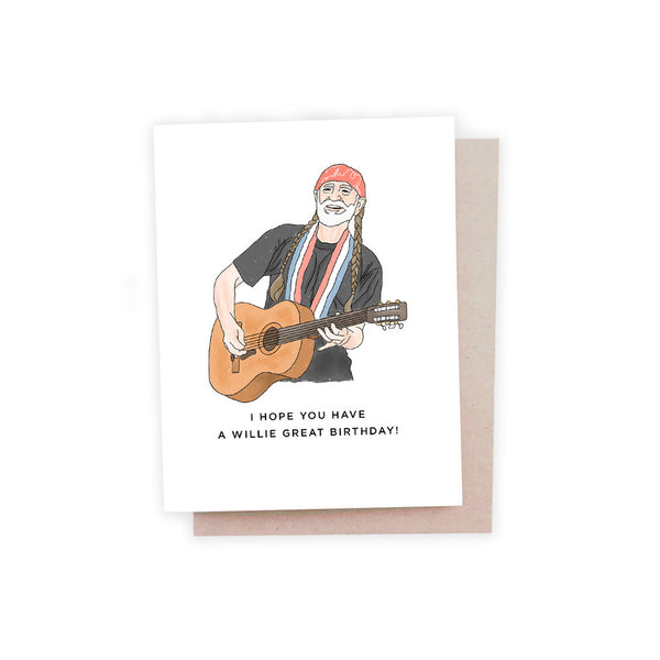 Willie Happy Birthday Card