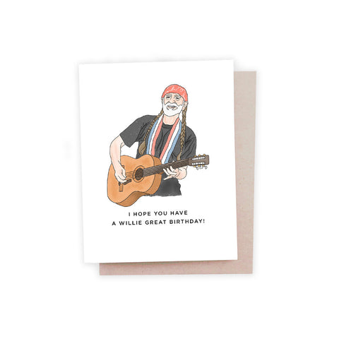 Willie Happy Birthday Card