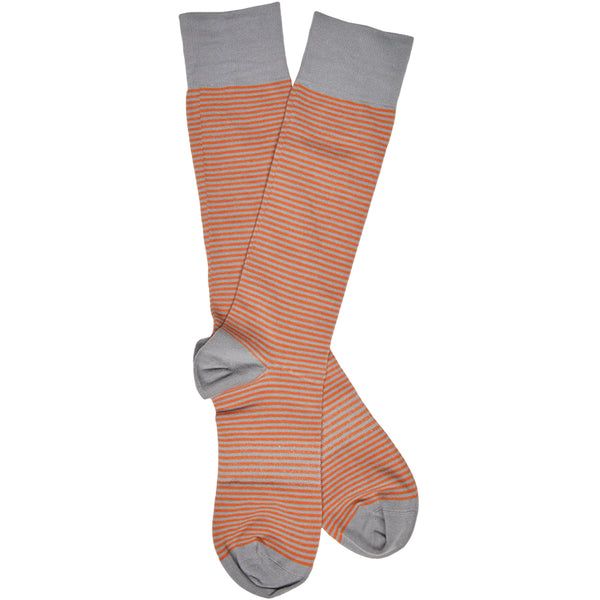 Mini Stripe Alumni Socks Burnt Orange