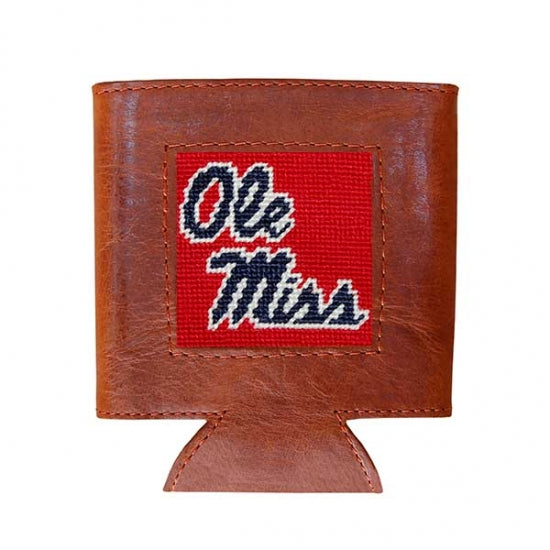 Smathers & Branson Ole Miss Needlepoint Can Cooler