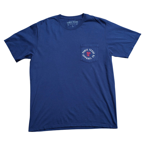 Come and Take It Pocket T-Shirt - Navy – Paris Texas Apparel Co