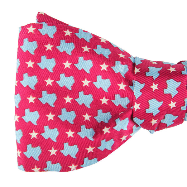 States & Stars Bow Tie - Red