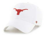 Texas Longhorns 47 White Clean Up Hat
