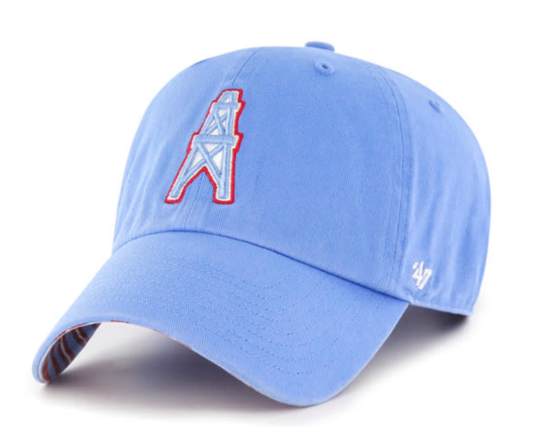 Houston Oilers 47 Legacy Zubaz Hat