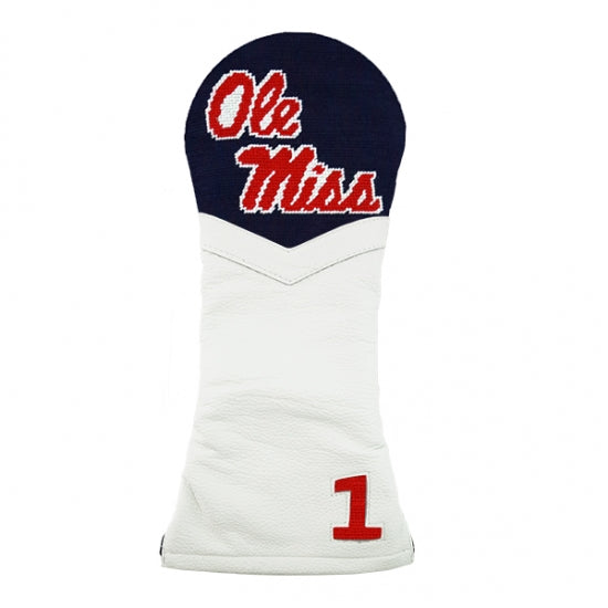 Ole Miss Needlepoint Driver Headcover